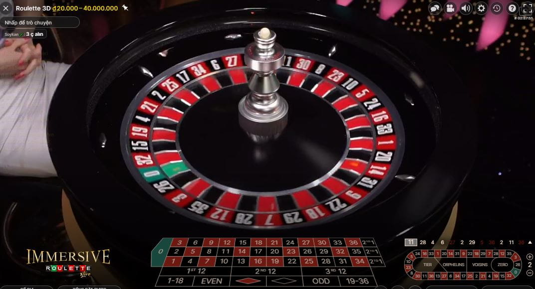 Roulette là loại hình cá cược live Casino khá hấp dẫn tại Lucky88