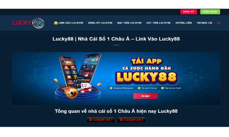 Hướng dẫn cách tải app Lucky88 về điện thoại 